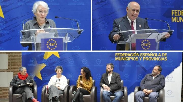 Varias personas interviniendo en una jornada de la Femp